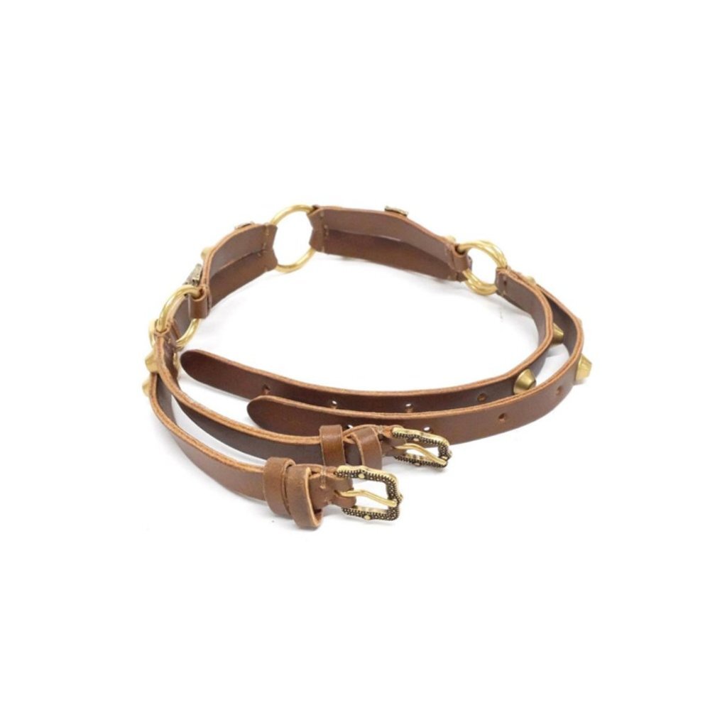 Gucci Brown x Gold Tiger Feline Head Choker 240252 - Picture 3 of 12